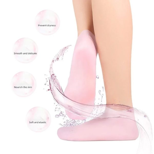 Silicone Anti Cracking Moisturizing Gel Socks (1 Pair)