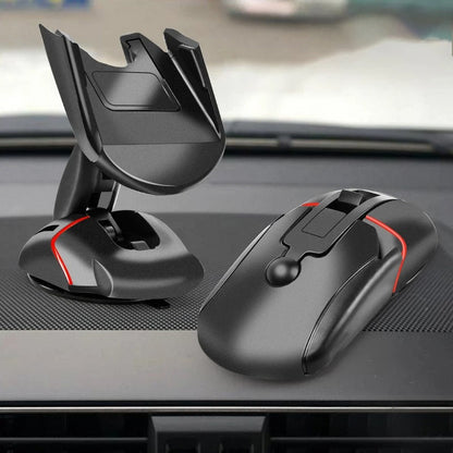 360 Degrees Rotating Mouse Shape Mobile Phone Holder-Universal