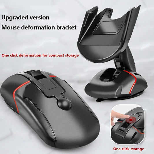 360 Degrees Rotating Mouse Shape Mobile Phone Holder-Universal