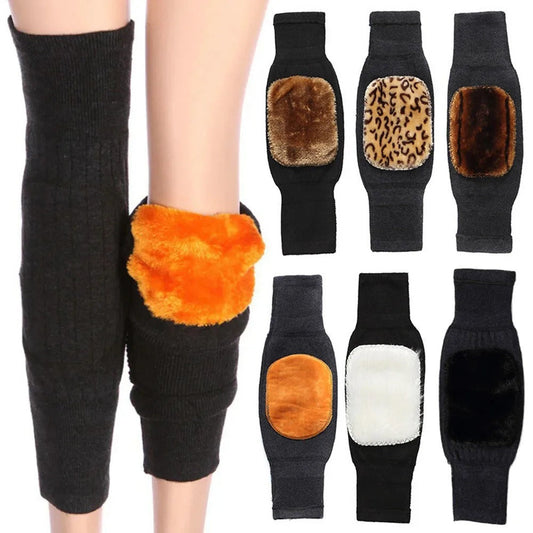 Woolen Knee Warmers for Men and Women (1 Pair)