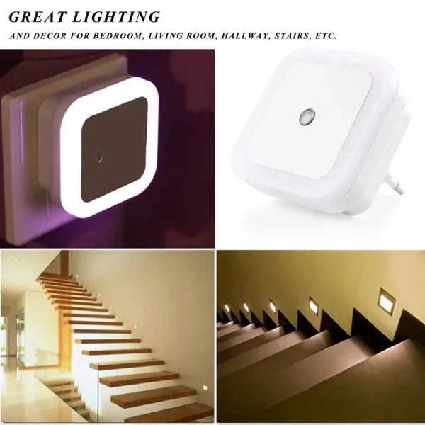 LED Smart Night Lamp with Automatic Optical Sensor (Energy Efficient)