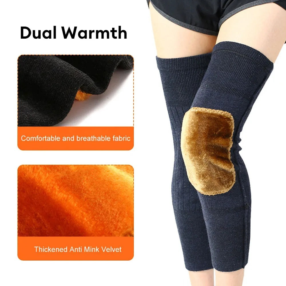 Woolen Knee Warmers for Men and Women (1 Pair)