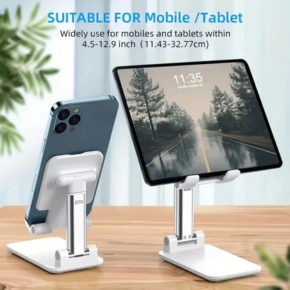 Universal Adjustable Mobile Phone/Tablet Folding Holder Stand