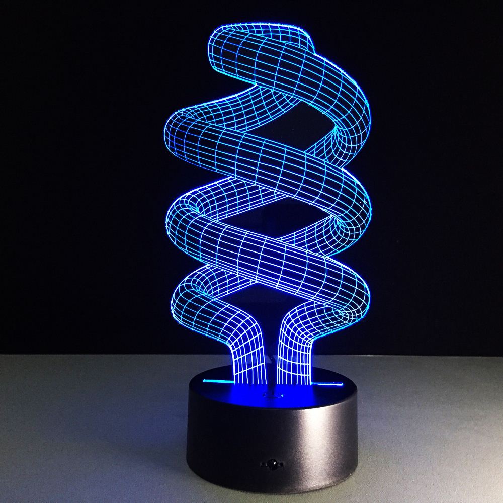 3d Amazing Optical Illusion Led Light Night Table Lamp