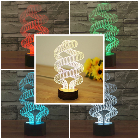 3d Amazing Optical Illusion Led Light Night Table Lamp